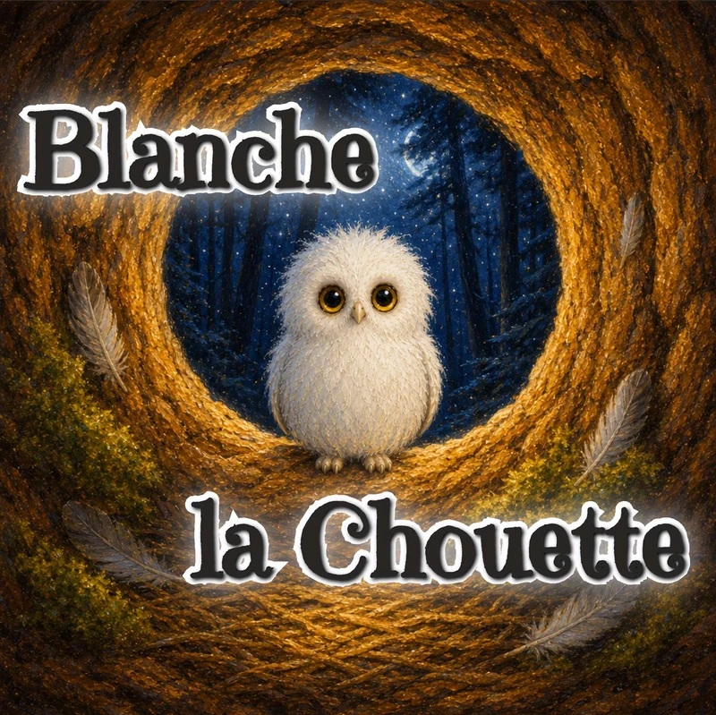Couverture de Blanche la Chouette