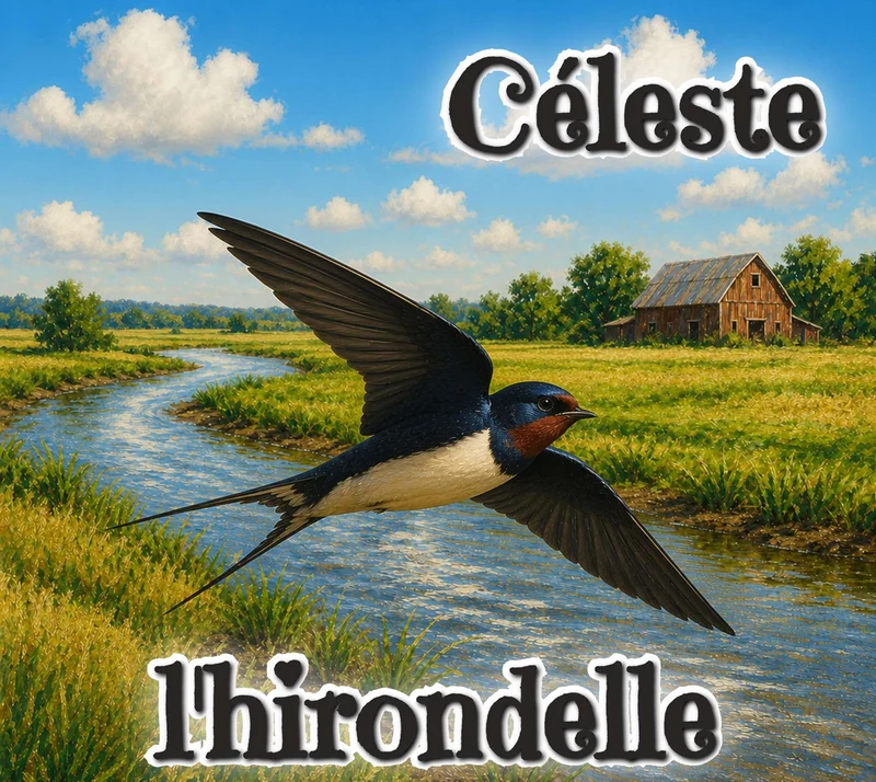Couverture de Céleste l'Hirondelle
