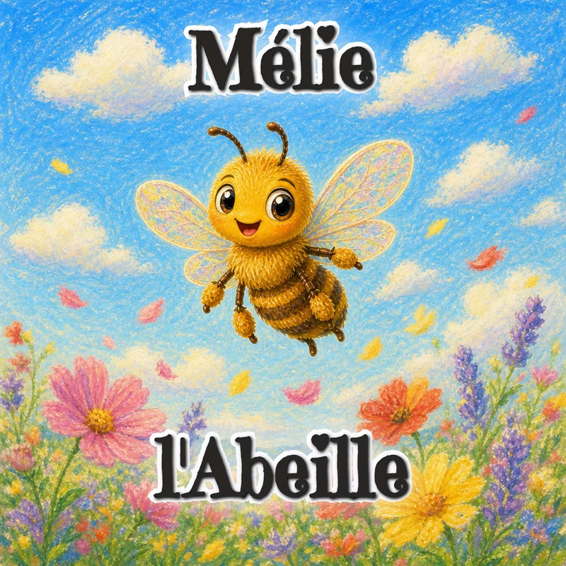 Couverture de Mélie l'Abeille