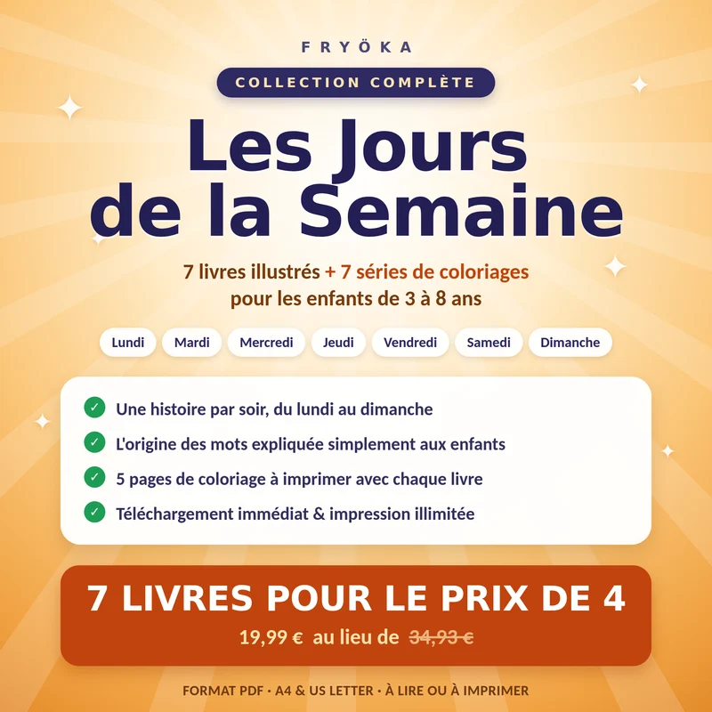 Couverture de PACK INTEGRAL : Les 7 Jours de la Semaine
