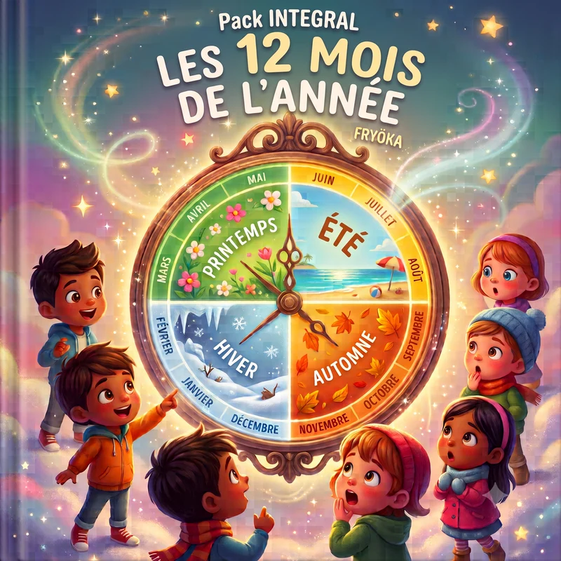 Couverture de PACK INTEGRAL : Les 12 Mois de l'Année