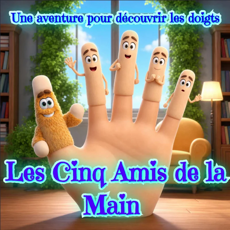 Couverture de Les Cinq Amis de la Main - Une aventure pour découvrir les doigts