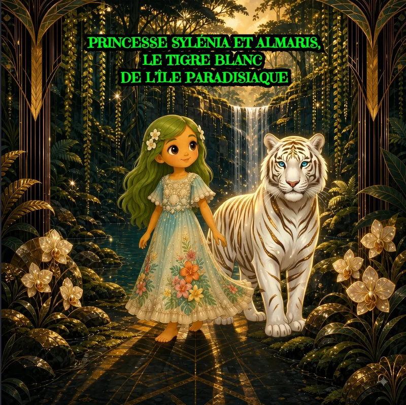 Couverture de Princesse Sylénia et Almaris le Tigre Blanc