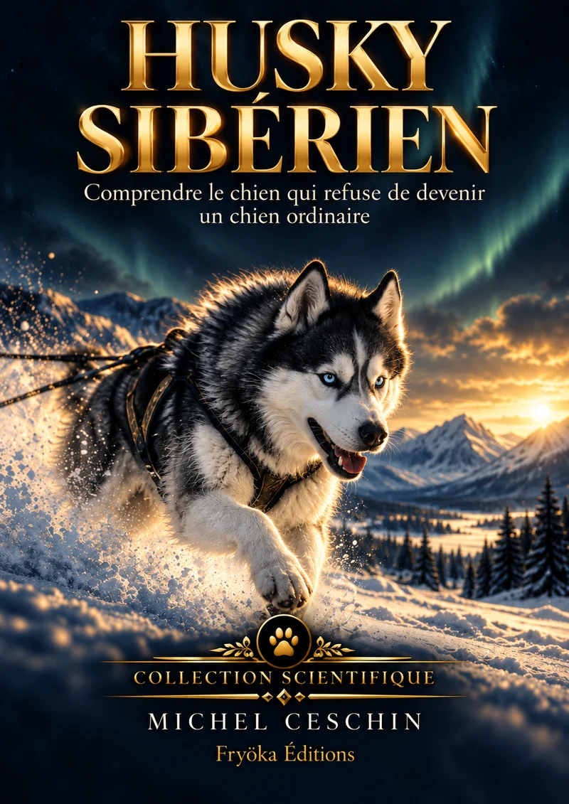 Couverture de Husky Sibérien, comprendre le chien qui refuse de devenir un chien ordinaire