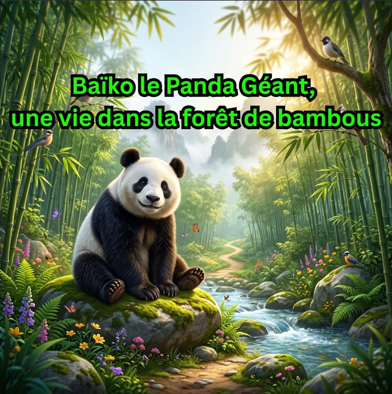 Couverture de Baïko le Panda Géant : Une vie dans la Forêt de Bambous