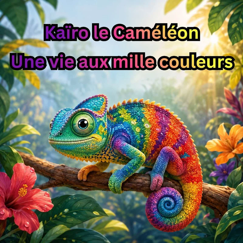 Couverture de Kaïro le Caméléon : Une Vie aux Mille Couleurs