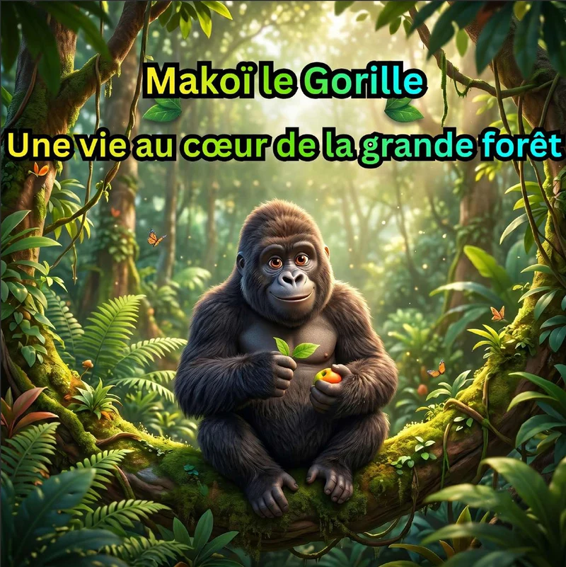 Couverture de Makoï le Gorille : Une Vie au Cœur de la Grande Forêt
