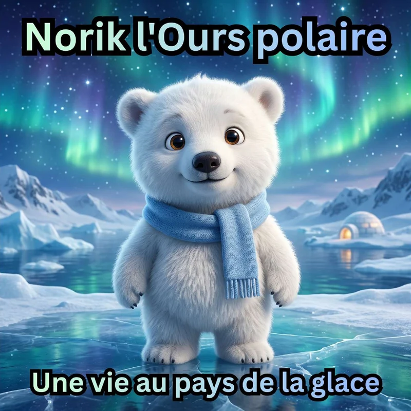 Couverture de Norik l'Ours Polaire, une Vie au Pays de la Glace