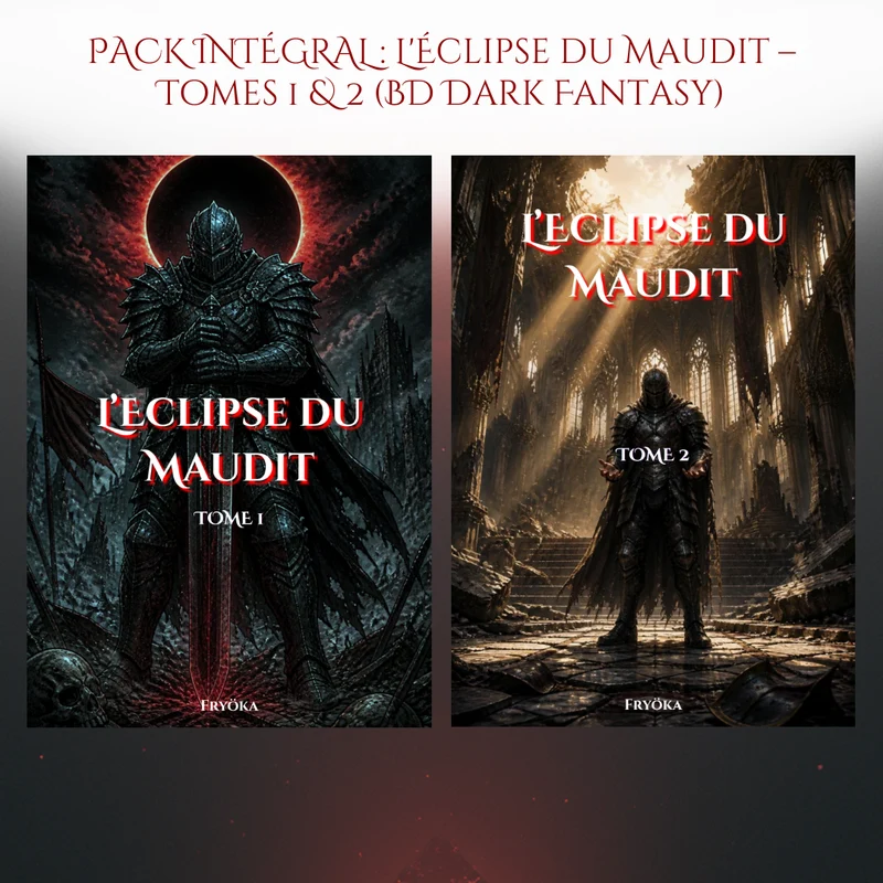 Couverture de PACK INTÉGRAL : L'Éclipse du Maudit – Tomes 1 & 2