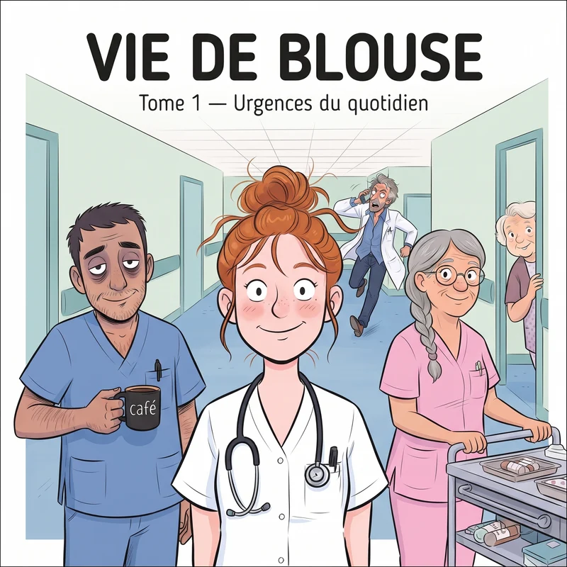Couverture de VIE DE BLOUSE — Tome 1 : Urgences du quotidien