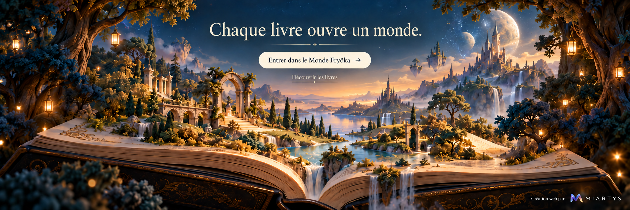 Un livre ouvert révèle le Monde Fryöka